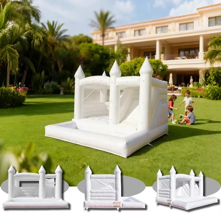 User-friendly Lightweight Quick-inflate Outdoor Inflatable Trampoline Children's Bounce Castle Slide​