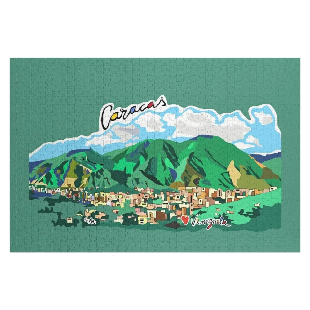 

Caracas, view of El ávila hill Jigsaw Puzzle Customized Photo Children Custom Photo Puzzle