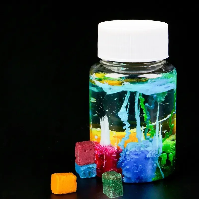 Kit de pierres de croissance en silicone de Sodium pour jardin magique, expérience scientifique de jardin en cristal pour la décoration de voiture, matière plastique, 1 pièce, 2025