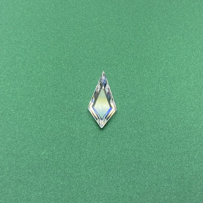 Imagem -04 - Teste Branco do Diamante da Passagem da Cor Vvs1 da Pedra d de Moissanite do Pipa com Código do Laser do Relatório de Gra para a Fatura da Jóia