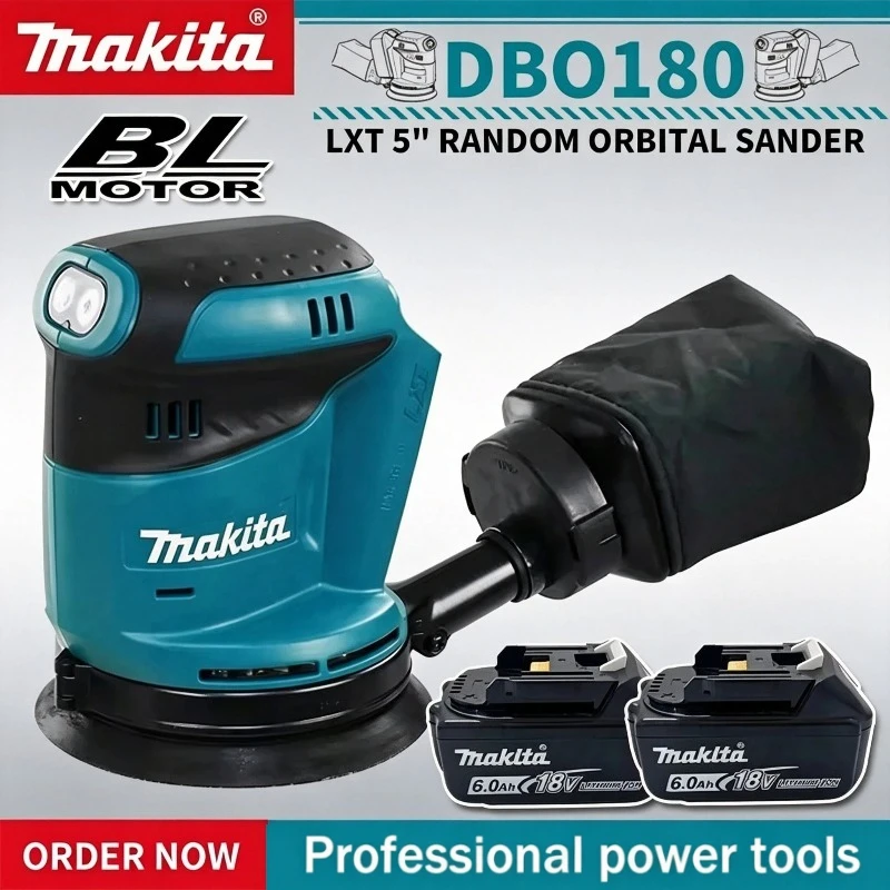 

Makita DBO180Z Rechargeable Disc Brushless Random Orbital Sander Woodworking Sanding Putty Polishing Bare Power Tool