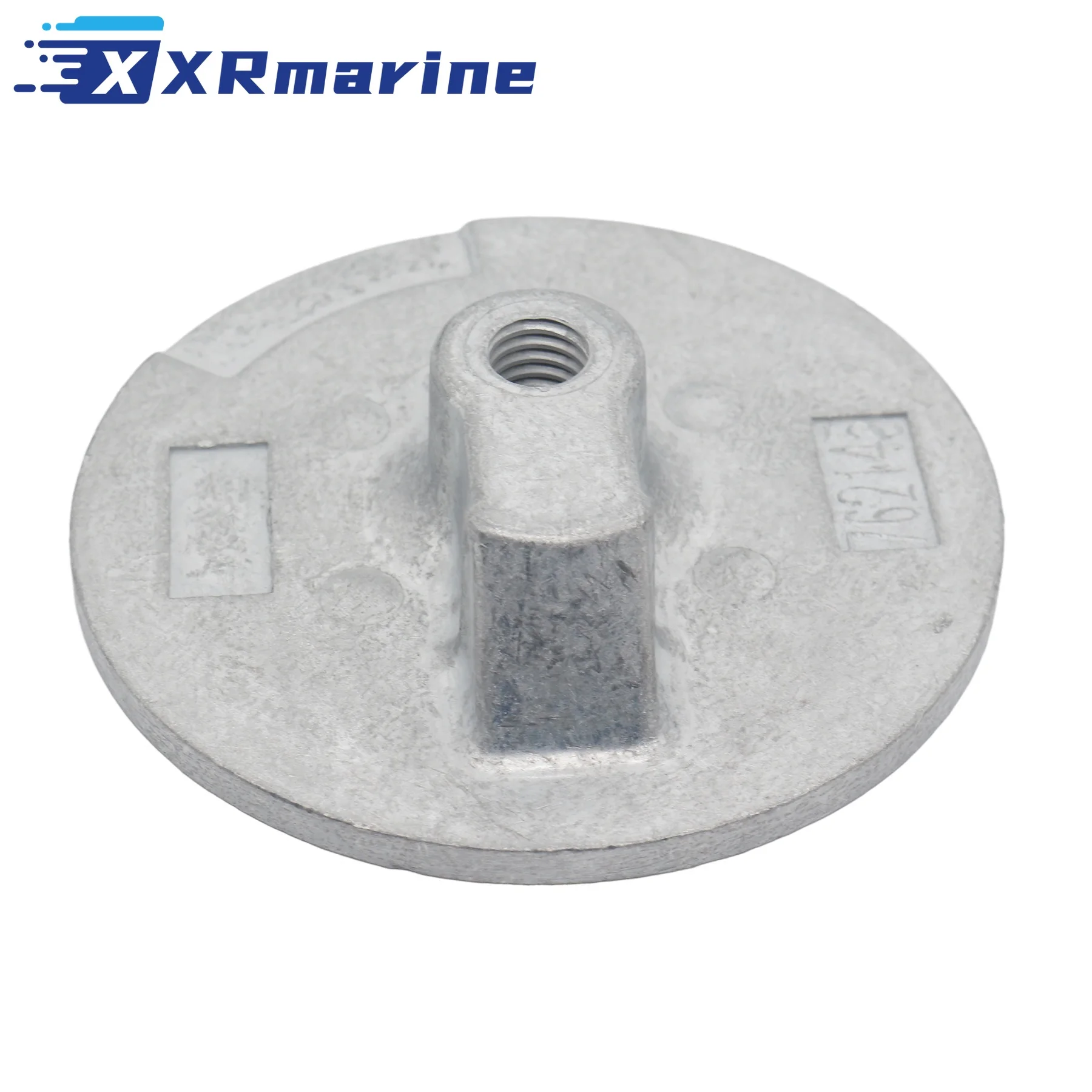 76214Q5 Aluminum Anode Plate Zinc with Mounting Bolt for Mercury Mariner Outdrive 35HP Force 90 and 120 HP 1995 and Newer Engine