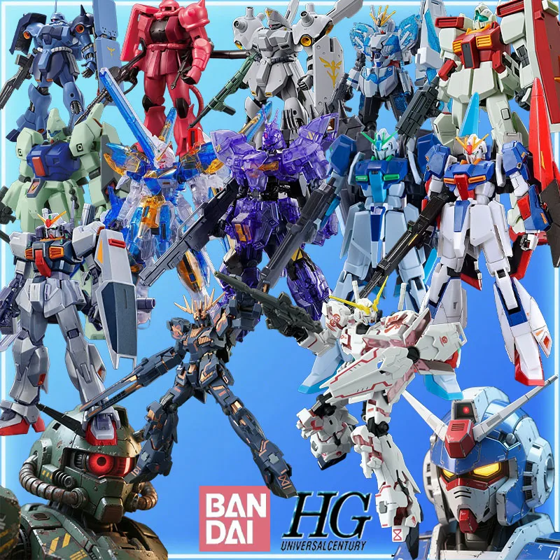 

Bandai Original HGUC Gundam Unit 4 Color Clear, Zeong Meiji Chocolate, Destiny (Heine) [Color Clear] Build Treasures Anime Toys