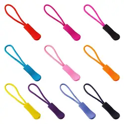 10/20pcs High quality Travel Clothing Suitcase Tent Backpack Ends Lock Zips Zip Puller Replacement Zipper Pull Cord Rope Pullers