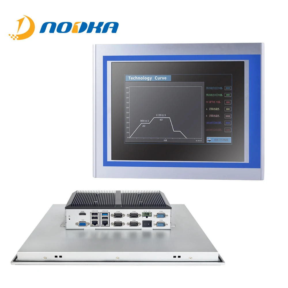 Nodka15 inch J1900 cpu quad core 2GHz  resistive rugged tablet panel pc