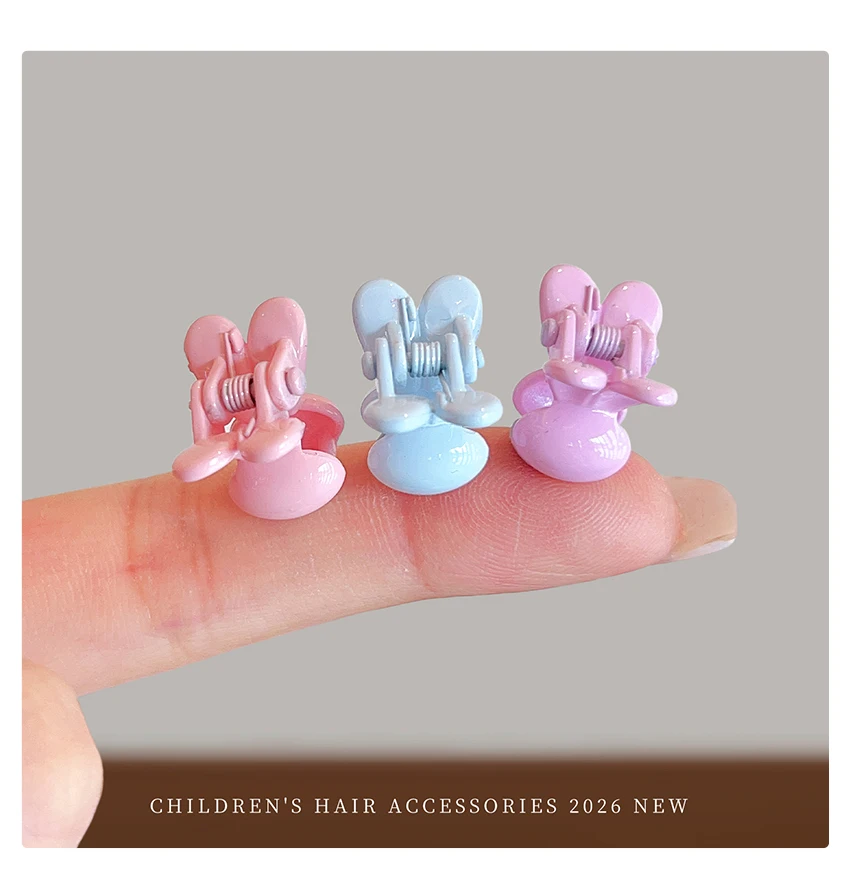 100 Stück/Box 2026 Neue Bonbonfarbene Koreanische Haaraccessoires für Kinder Hochelastische Schonende Haargummis Haarklammern für Mädchen Kleinkind Geschenk – Detail 5