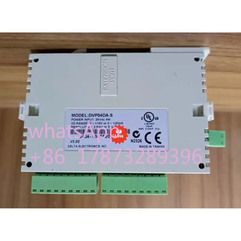 Módulo de extensión PLC DVP04DA-S de segunda mano probado OK