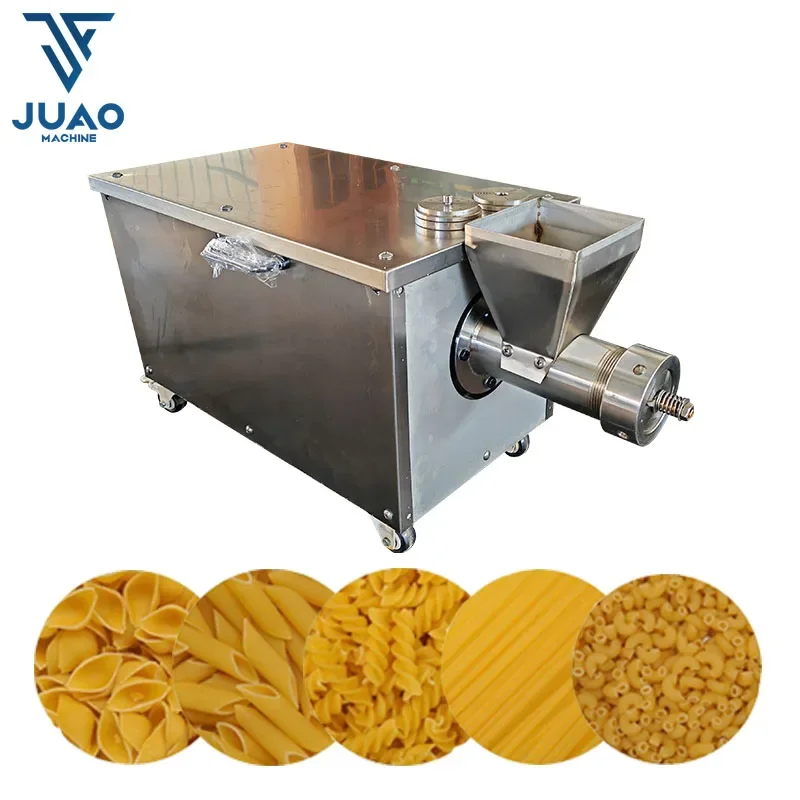 100kg/h High Efficiency Automatic Noodle Macaroni Spaghetti Maker Machine Pasta Extruder Making Machine