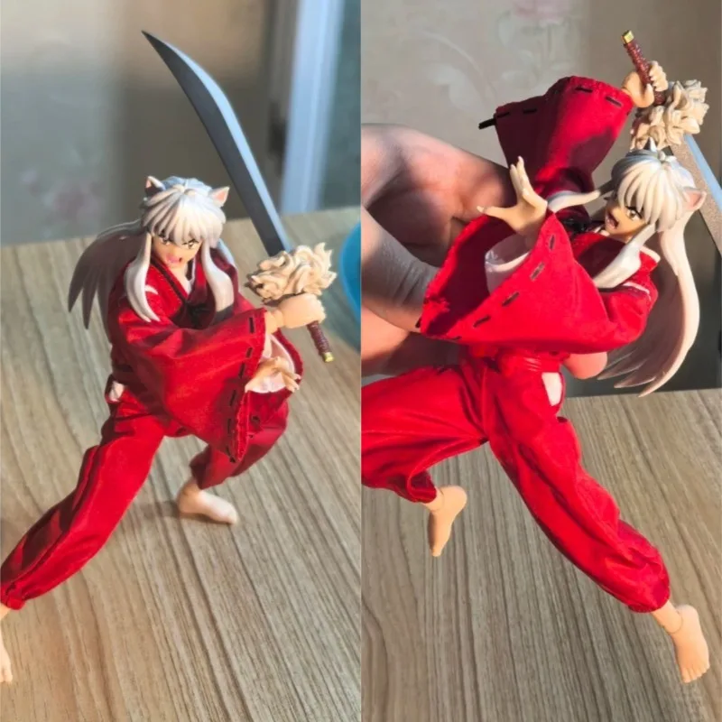 

in Stock Great Toys/GT Inuyasha 1/12 Scale 16cm/6 Inch SHF/S.H.F PVC Action Figure Model Full Set Clothing body decor