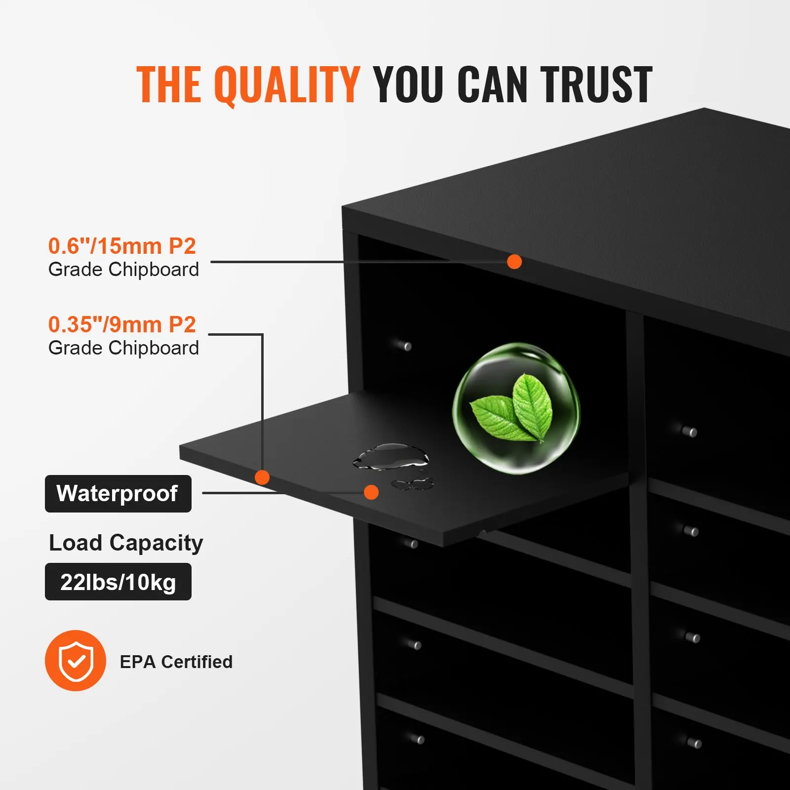 ที่เก็บวรรณกรรมไม้, 24 ช่อง, เครื่องคัดแยกไฟล์พร้อมชั้นวางแบบถอดได้, กล่องจดหมายสล็อตโฮมออฟฟิศห้องเรียนห้องไปรษณีย์