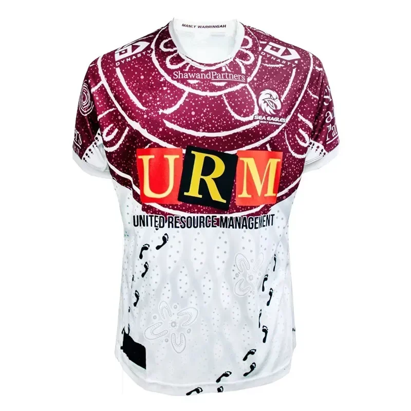 2024 Manly Sea Eagles Indigenous Rugby Jersey - Men's Size:S-5XL（Print Custom Name Number）