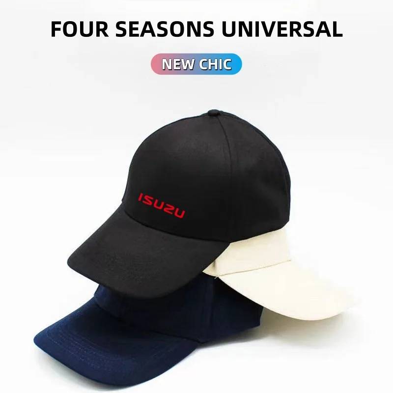 Fashion Hip Hop Baseball Cap Outdoor Sun Hats Sports Leisure Caps for Isuzu D-MAX D MAX Dmax I II WFR VAN NFR ATV TROOPER