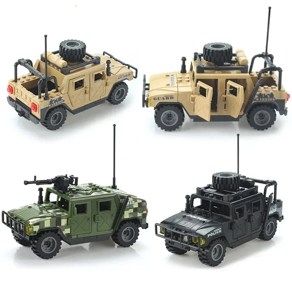 

Army soldiers Special police Special forces armored vehicle DIY model building blocks brick toy gift