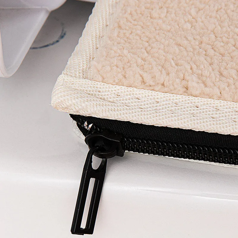 1Pc Zipper Toilet Seat Cushion copriwater universale impermeabile per uso domestico adesivo per wc spesso per tutte le stagioni