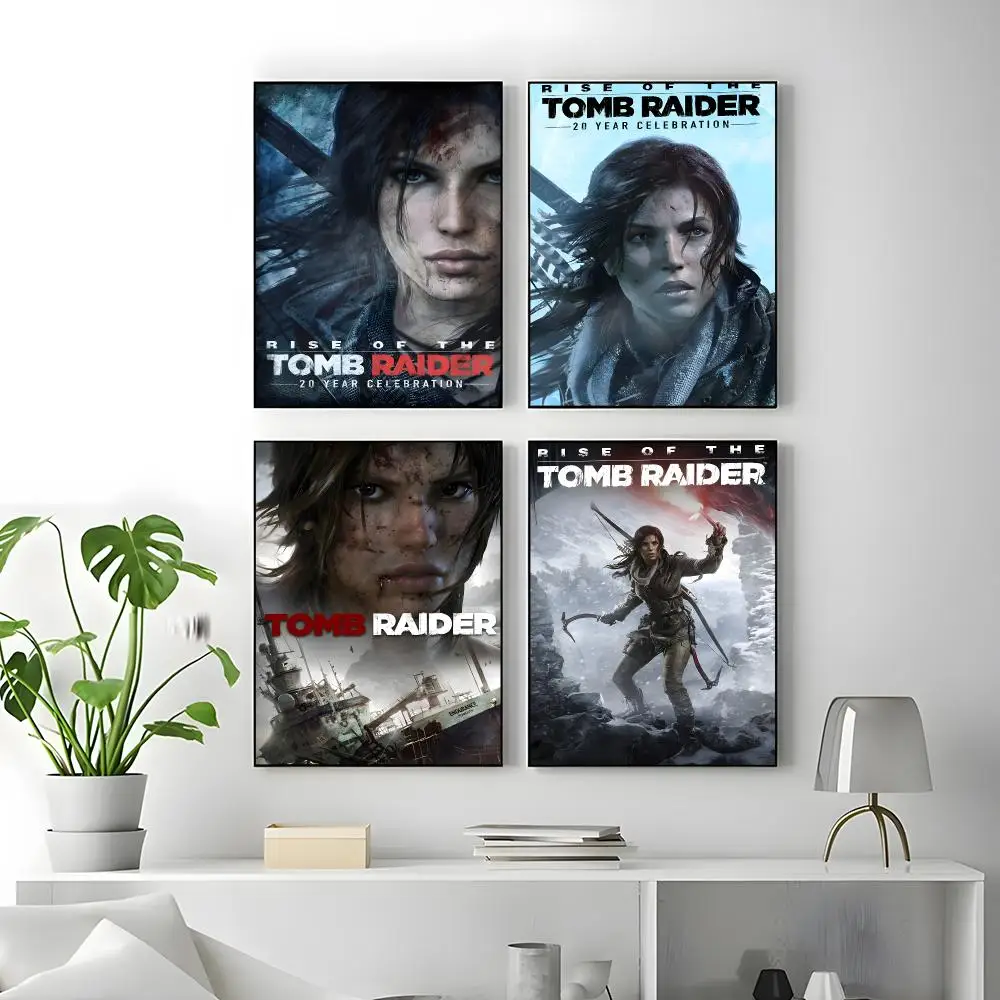 Game Tomb Raider Poster Poster High Quality Wall Art for Home Office Bedroom Living Room Perfect