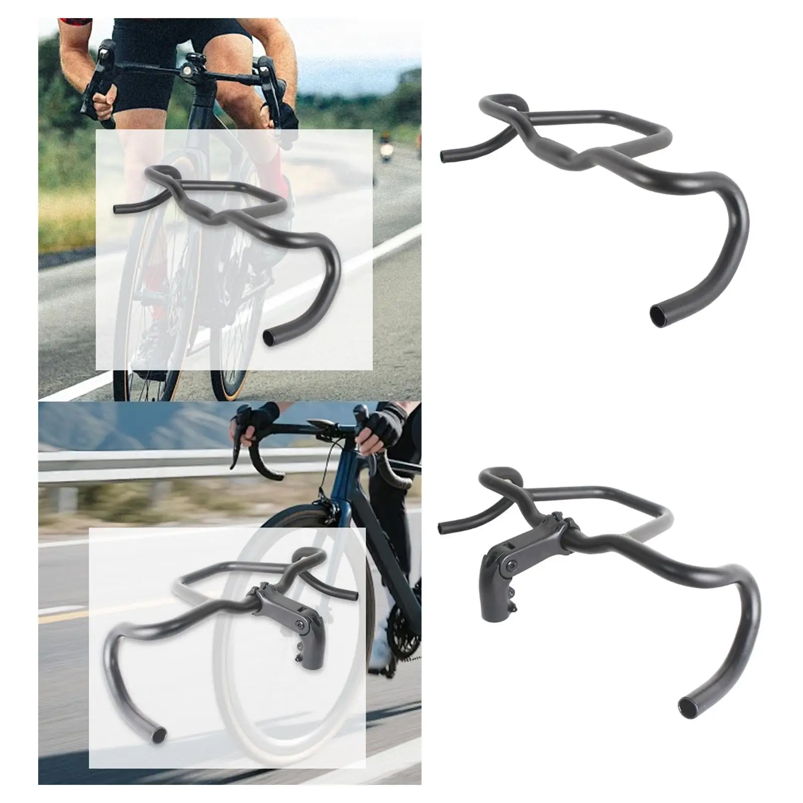 

Bike Handlebar Premium Easy to Install Lightweight Bicycle Handle Bar for BMX Tour Bikes Mountain Road Bikes Biking Component
