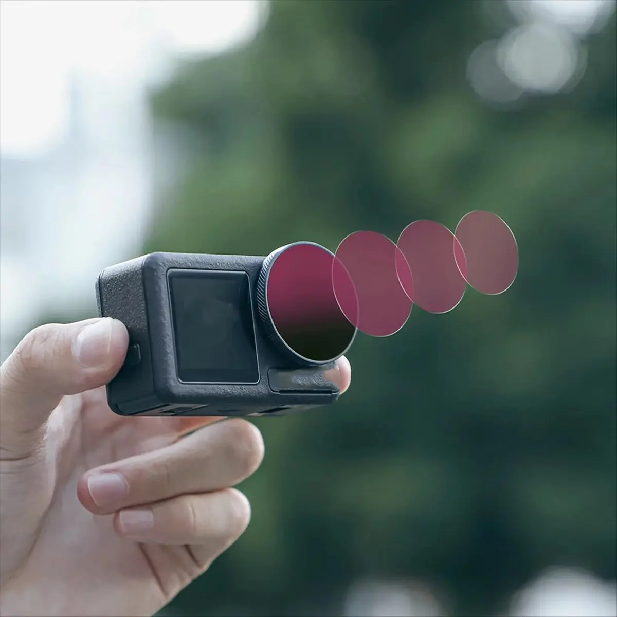 

Набор фильтров Goodidea для DJI Action 5 Pro: CPL HD фильтр из оптического стекла для DJI Osmo Action 5 Pro/3/4, аксессуары для ND-фильтров