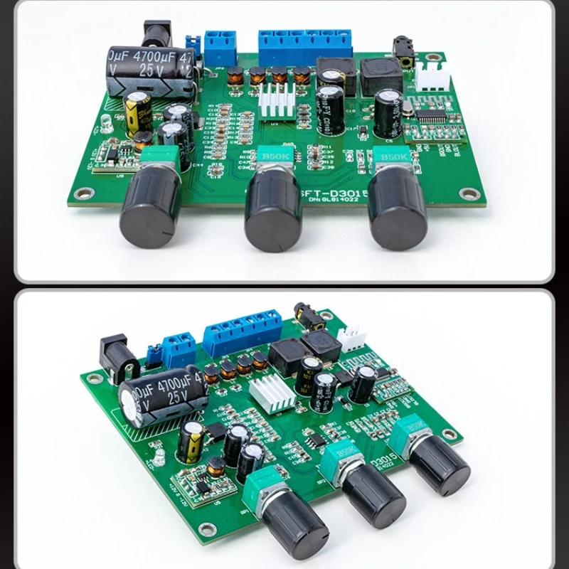 

SOTAMIA Bluetooth Power Amplifier Board 15Wx2+30W Subwoofer Amplificador 2.1 Channel Digital Audio Sound Speaker Home Amp