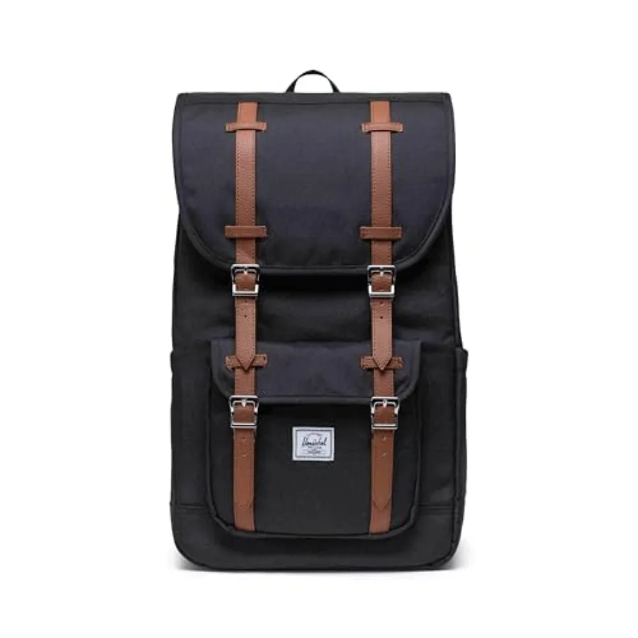 

Рюкзак Little America Black 30L для активного отдыха, прочный полиэстер, компактный дизайн для путешествий и походов
