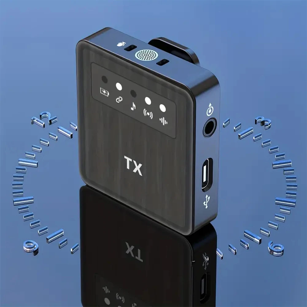 X1 نظام ميكروفون لاسلكي Lavalier، ميكروفون تسجيل صوتي وفيديو لهاتف iPhone Android والهواتف المحمولة والكمبيوتر المحمول والكمبيوتر المباشر