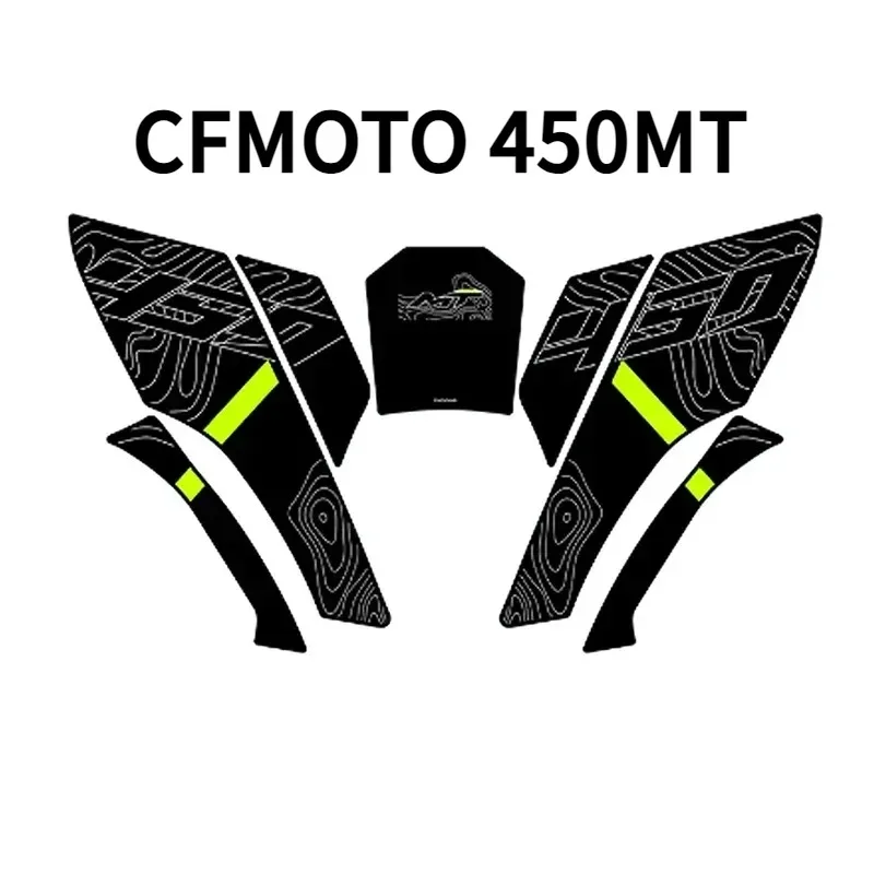 

For CFMOTO 450MT 450 MT 2024 Anti-slip Fuel Tank Sticker Body Protection Sticker Anti-wear Stickers Modification Accessories