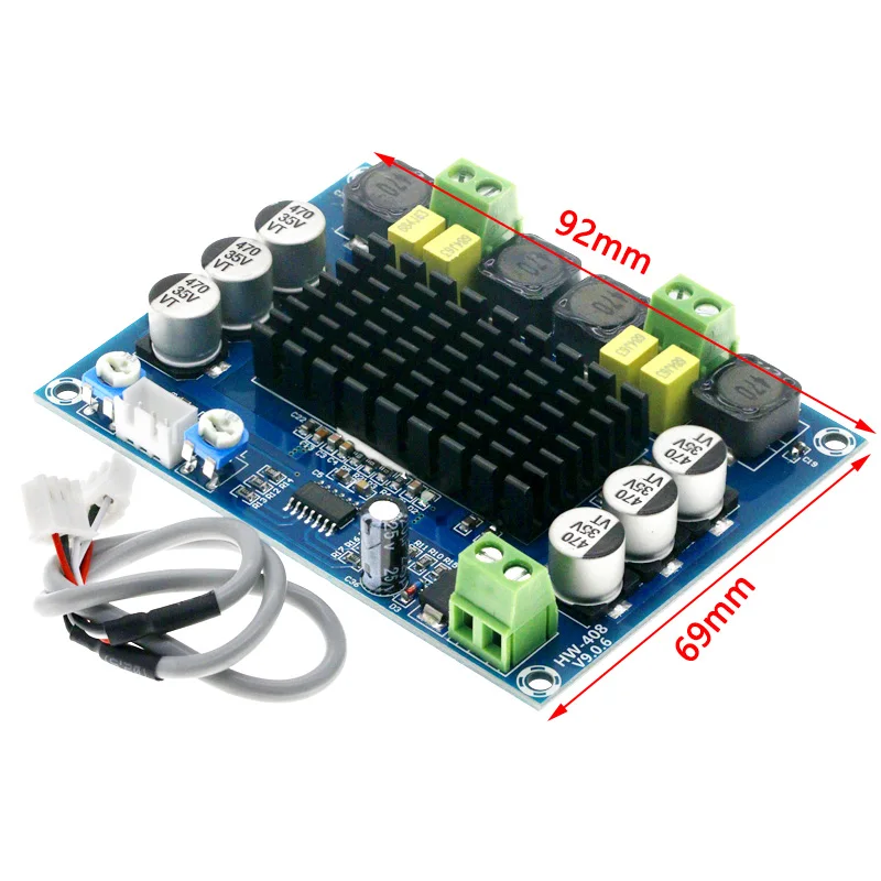 TPA3116D2 Dual-channel Stereo High Power Digital Audio Power Amplifier Board 2*120W XH-M543