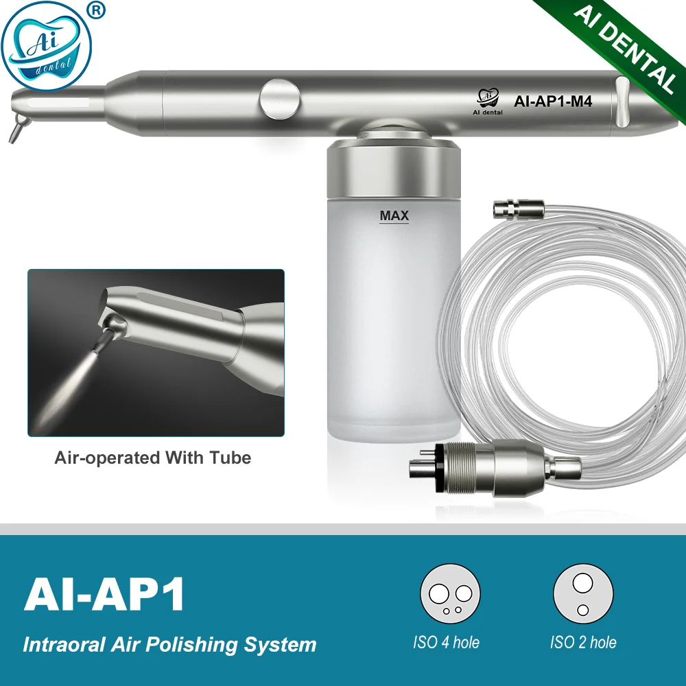 

AI-AP1-B2/M4 Oral Treatment 360 Angle Rotation Extraoral Air Polishing System Stainless Steel with 2/4 Holes New Arrival