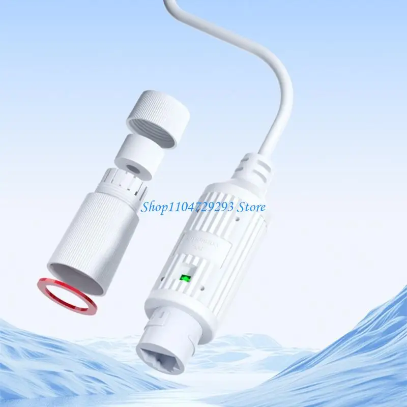 Y2GD 48V to 5V Voltages Converter Type C POE Splitter for Security Camera Systems