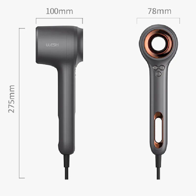 Noise Reduction Design Blow Dryer 1500w Ionic Leafless Hair Dryer With High Speed Brushless Motor Blow Dryer