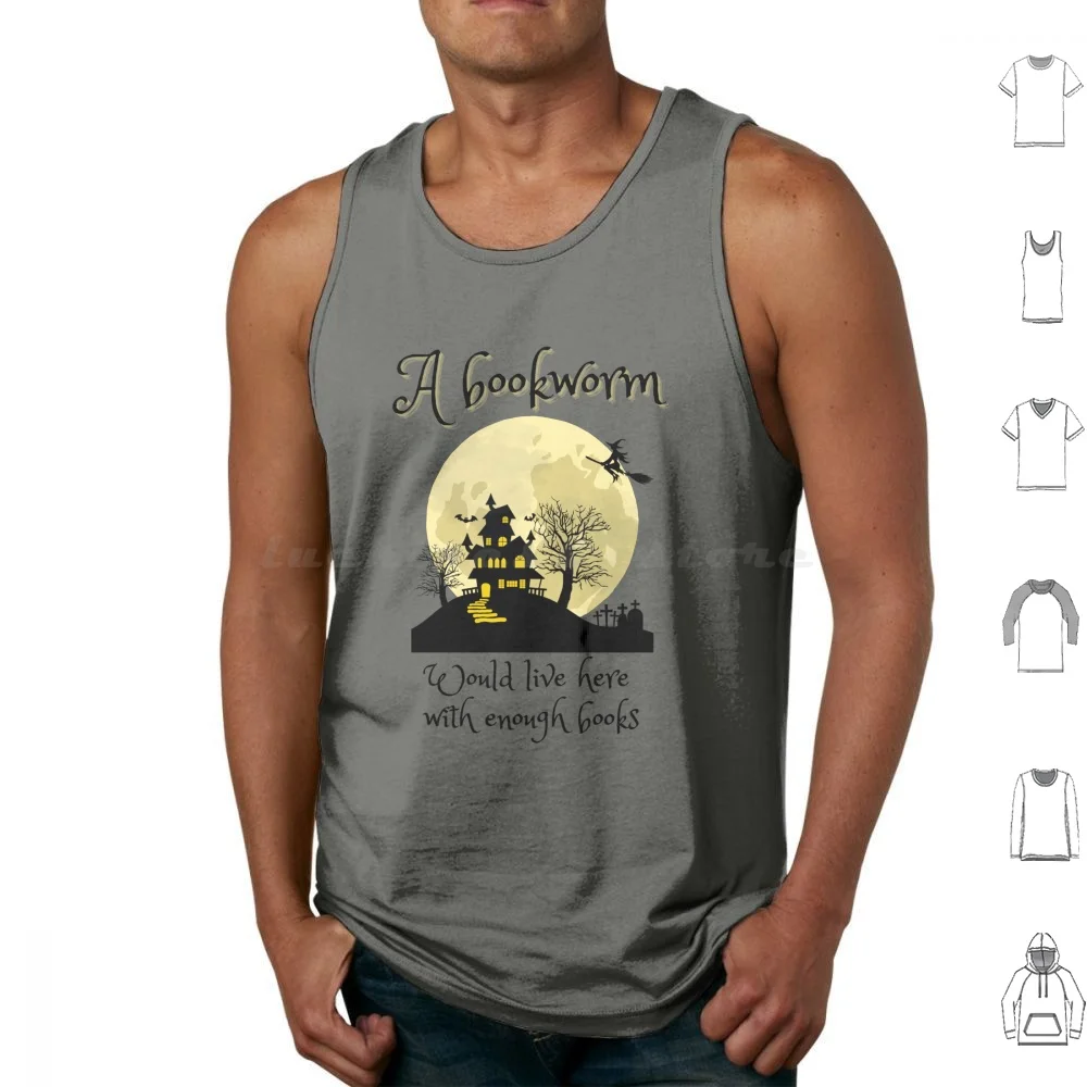 Bookworm Castle Tank Tops Vest Sleeveless Bookworm Bookaddict For Bookworms Collecting Books Reading Reader Bookish Design