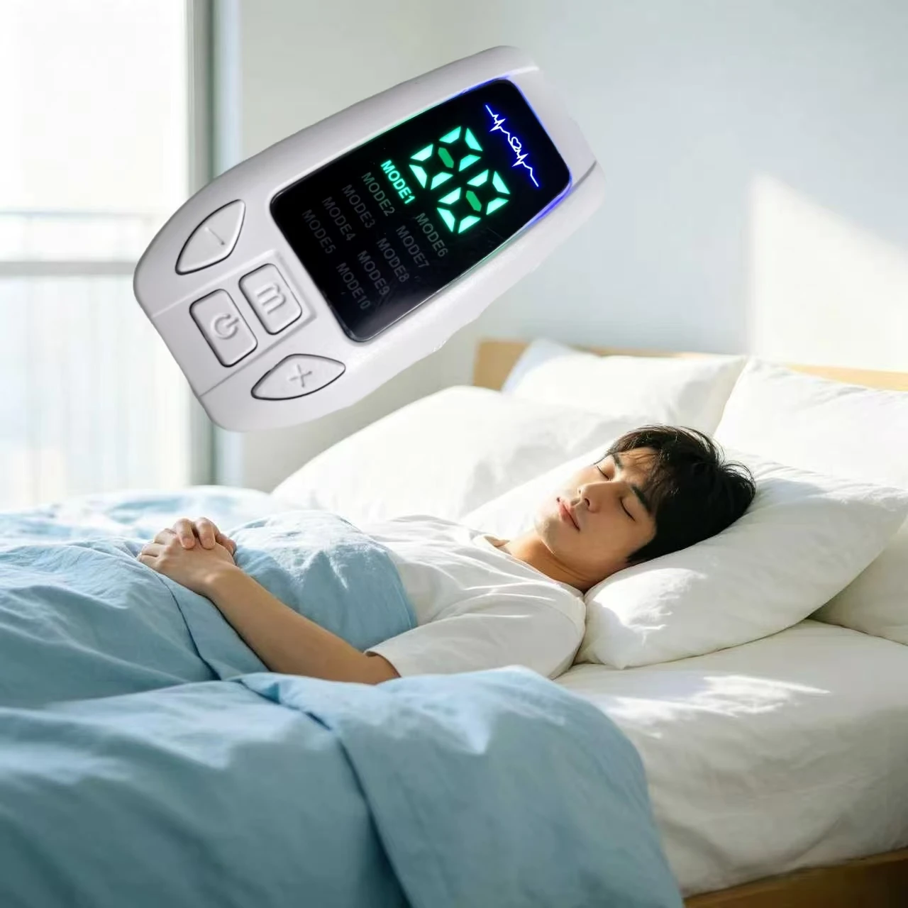 Ear Clip Vagus Nerve Stimulator Sleep Support Device Promotes Deep Relaxation Fast Sleep Relieve Stress Anxiety Depression