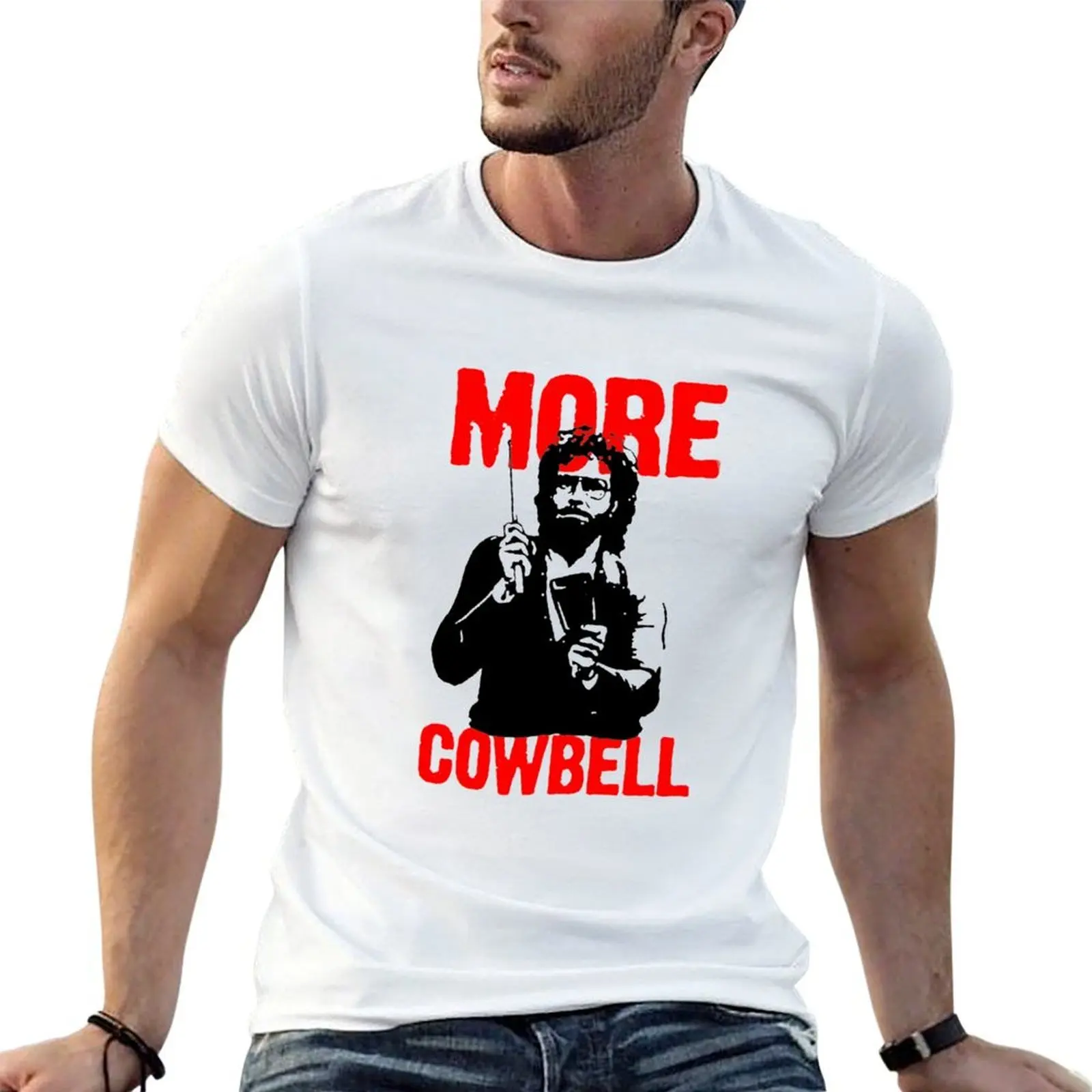 More Cowbell T-Shirt street wear animal prinfor boys t shirts men