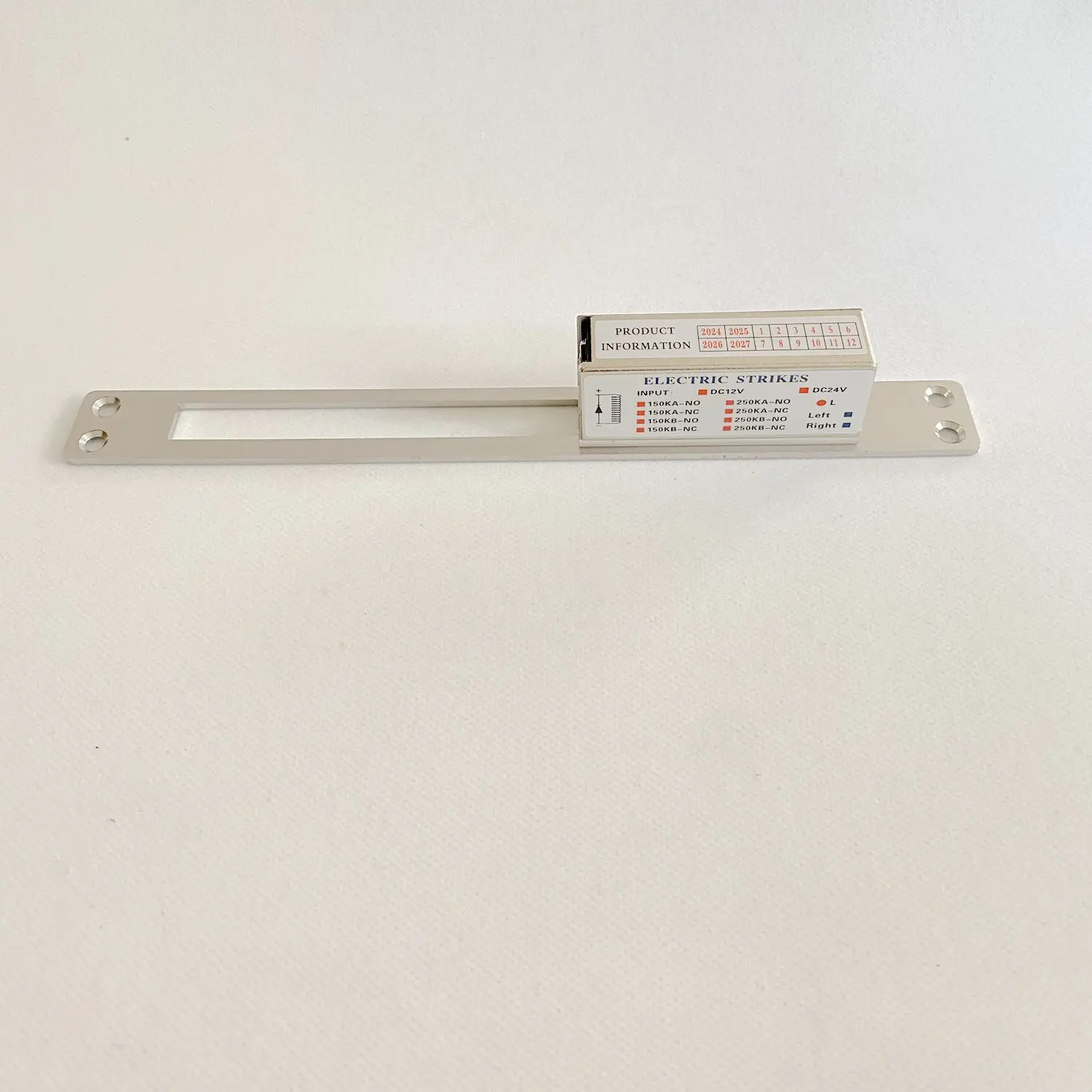 12V Double Port Long Panel Electric Strike Lock for Door Access Control Security Lock