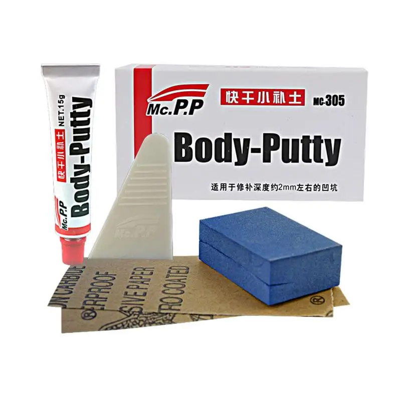 Quick Dry Car Body Putty, Auto Scratch Filler, Pintura Caneta, Universal Scratch e Swirl Repair Tool, Kit de pintura de cuidados
