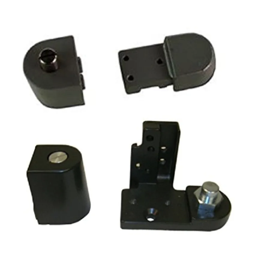 

Kawneer Style TOP and Bottom Pivot Hinge Set for Commercial Adams Rite Type Storefront Door, Choose Handing and Finish Left Han