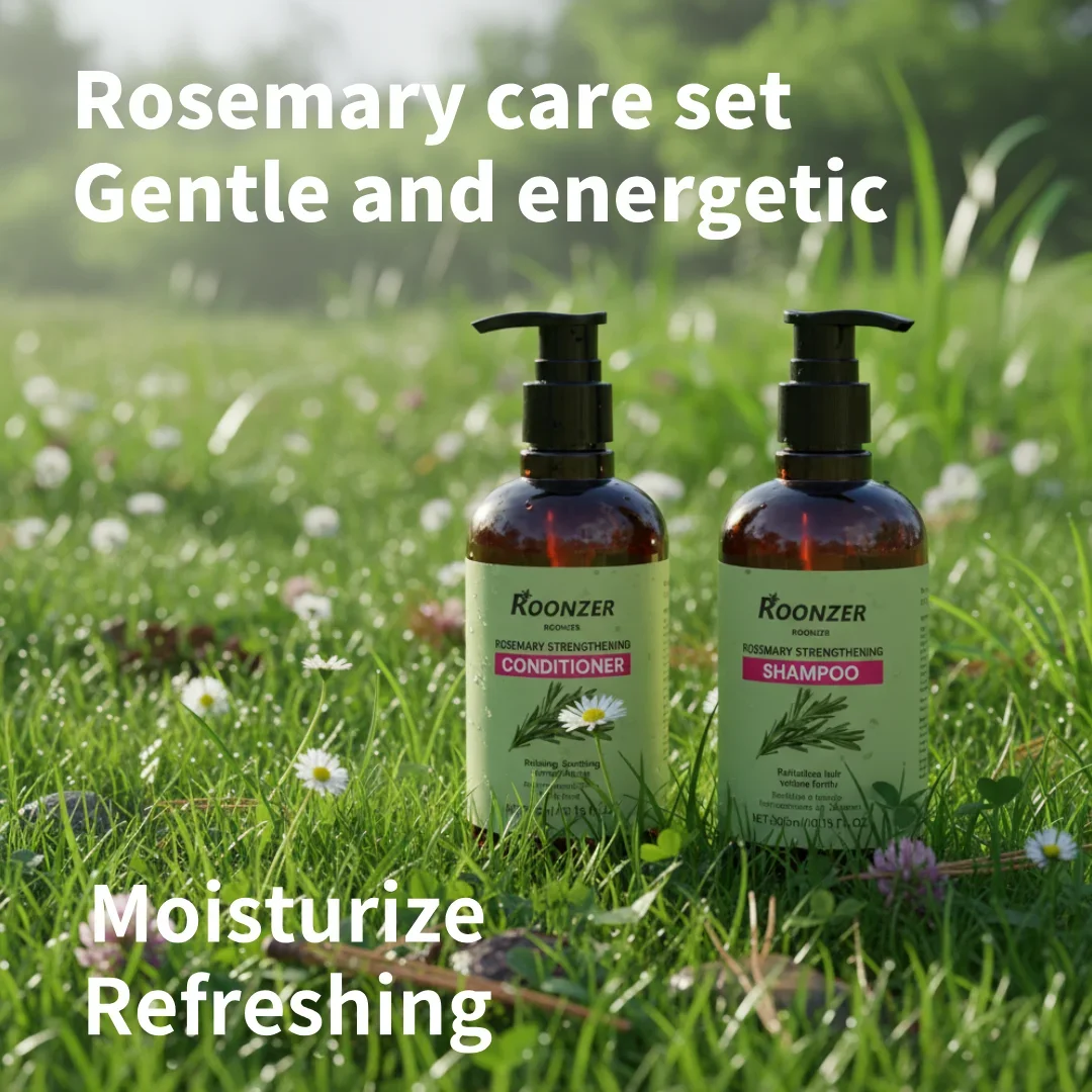 

300 мл * 2 набора для нежного ухода с розмарином, растительный экстракт укрепляет увлажнение и восстанавливает вьющиеся и поврежденные волосы.