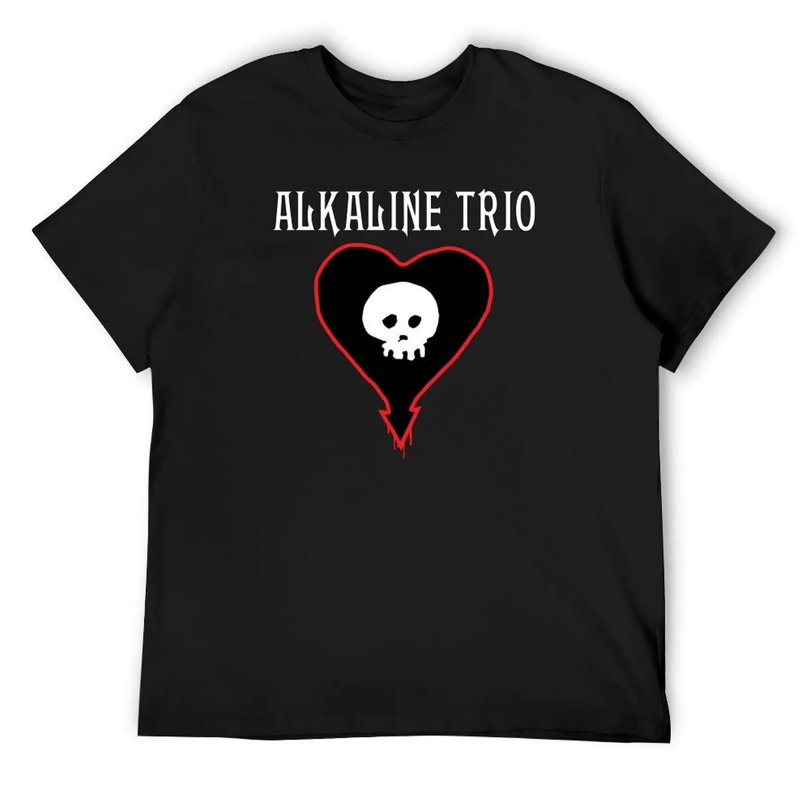 

Alkaline Trio Punk Band Logo - Skull Heart Text T-Shirt plus size clothes custom t shirt t shirts men
