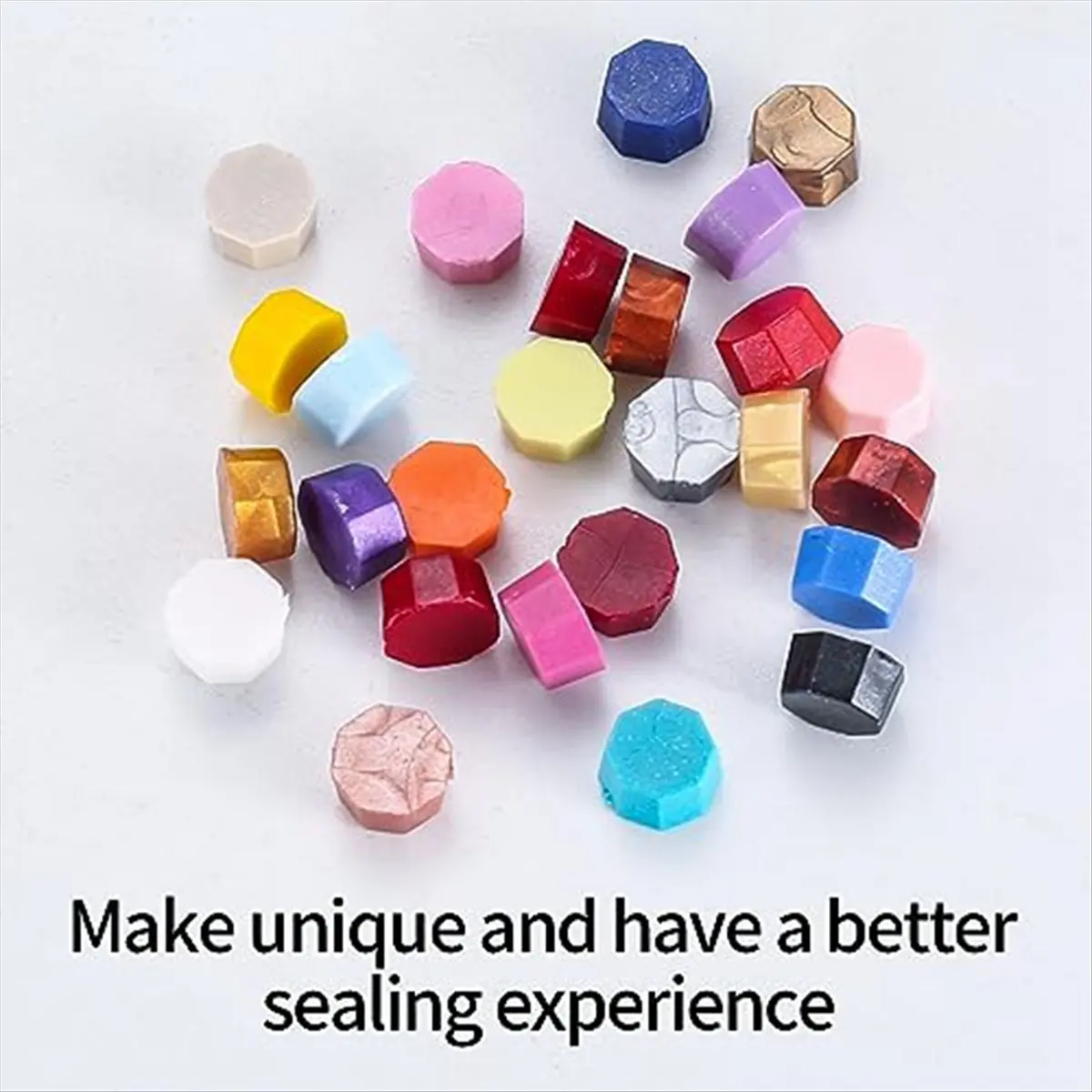 Y17A Wax Seal Kit, 600Pcs Metal Wax Seal Beads, Sealing Wax Granules for Wax Seal Stamps, DIY Craft to Make Wax Seals