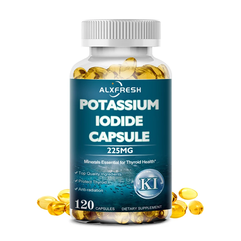 Potassium Iodide Dietary Supplement Enhances Thyroid Function Increases Metabolism and Energy Enhances Resistance to Radiation