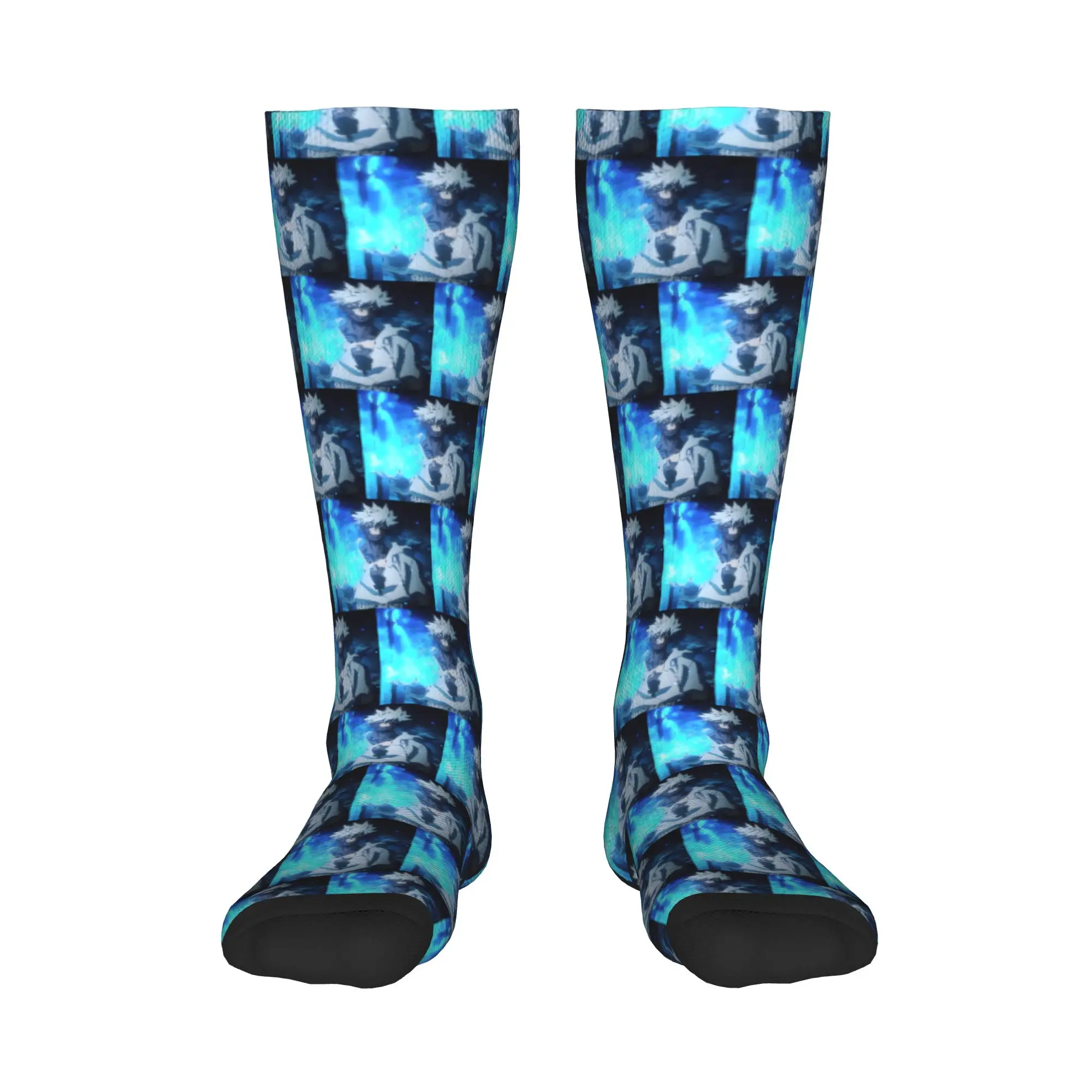 All Seasons Crew Stockings My Hero Academia Dabi Anime Manga MHA Blueflame Socks Harajuku Long Socks Accessories for Men Women