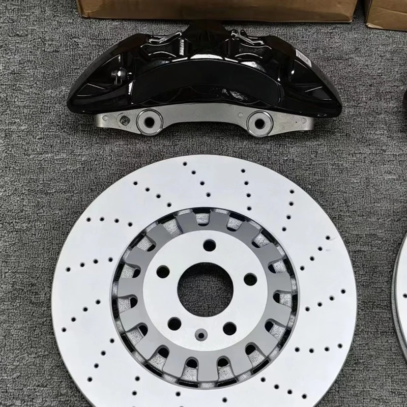 Big Brake Caliper Kit 10-pot 10N Racing Auto Brake System 400-440MM for 911 RS4 RS6 B5 C7 RS7 A8