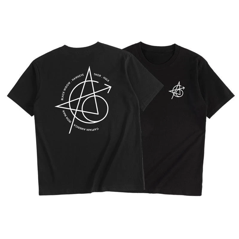 

Marvel Avengers Tony Stark's Tattoo Logo Print Cotton T Shirt Summer Autumn Men's Children‘s Outfits Casual Comfortable Tee