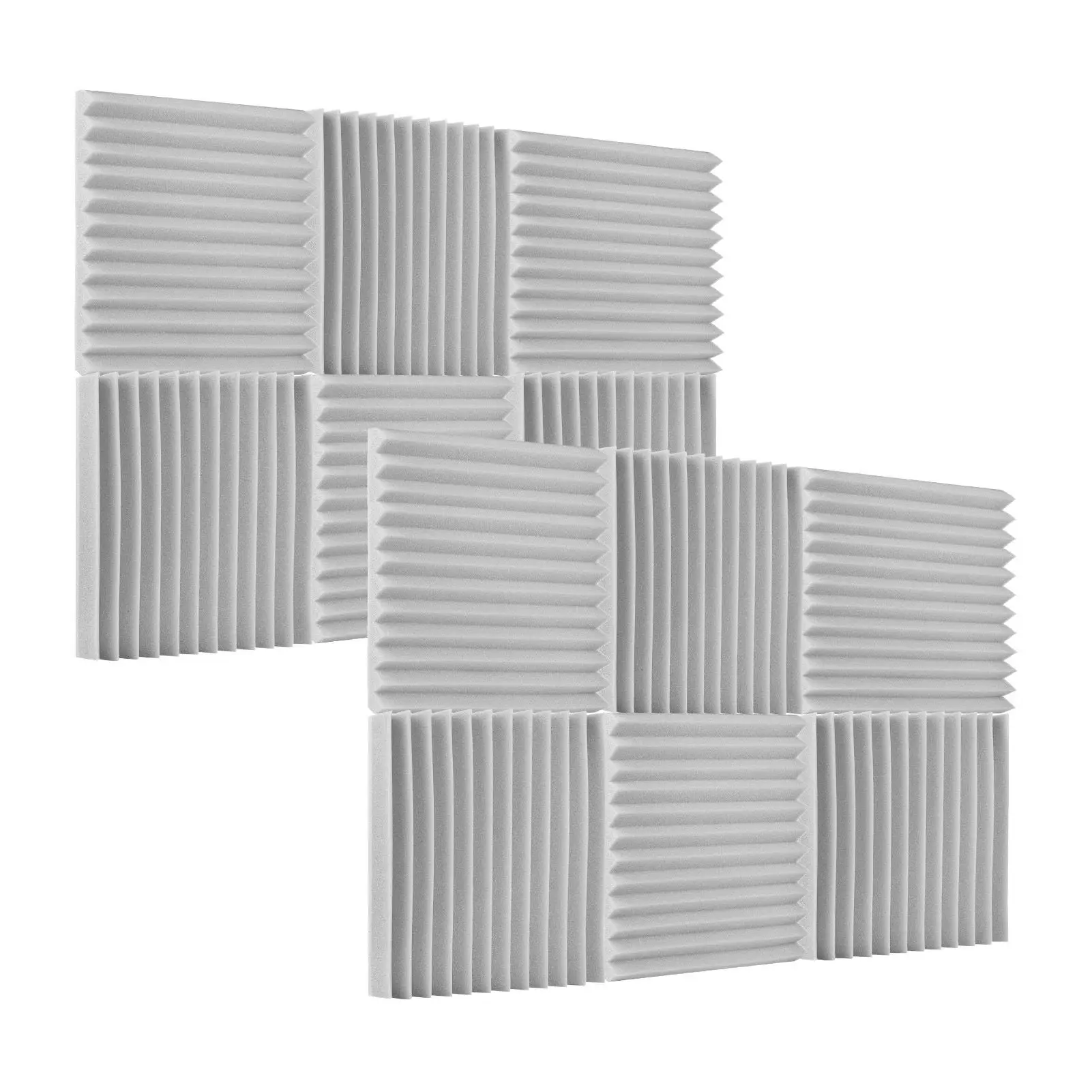 /pack Studio Foams Sound Insulation Foam Sound Absorbing Panels Soundproof Sponge 30 * 30 * 2.5cm/ 12 * 12 * 1in