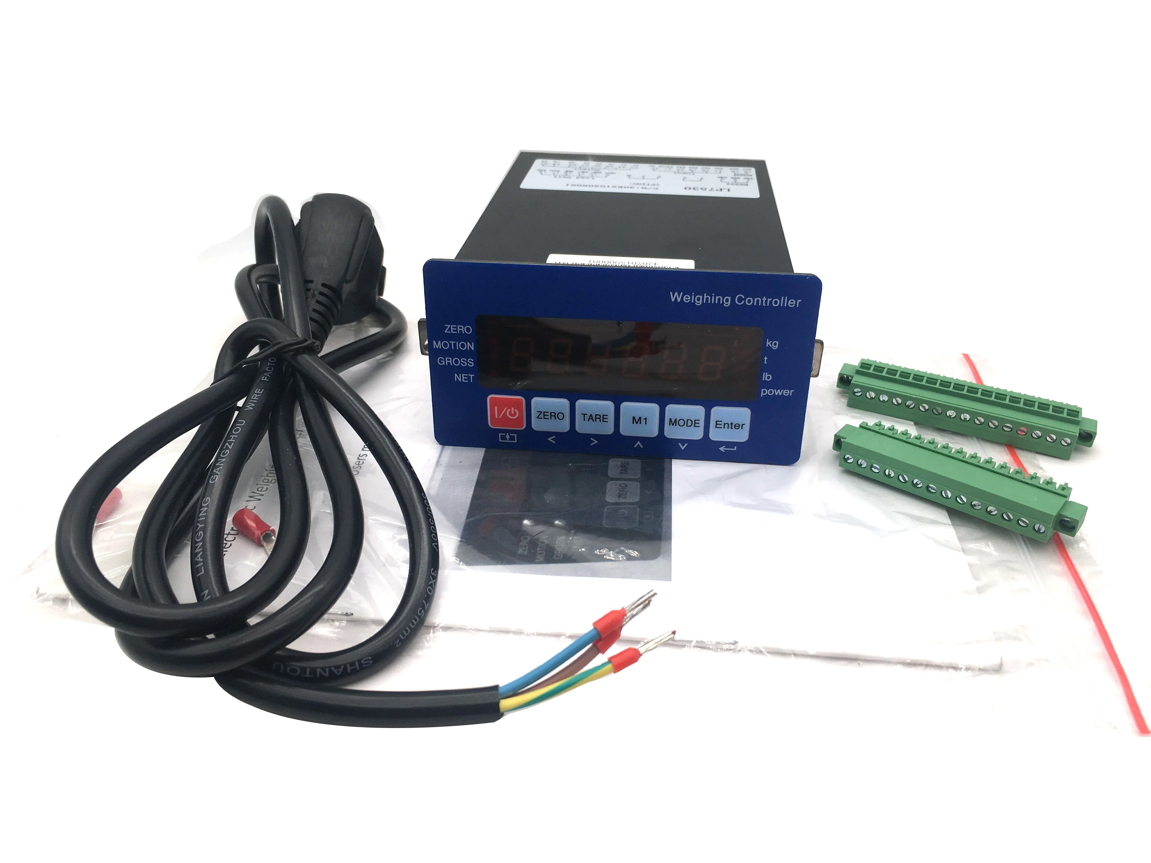 Boîtier en alliage d'aluminium Um, trémie quantitative, contrôleur de cellule de charge sans fil, indicateur de pesage LP7530