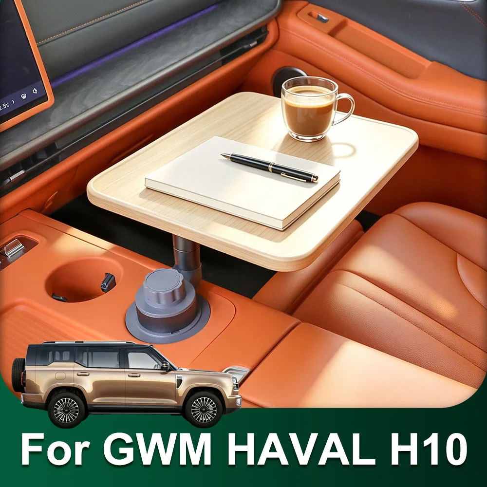 Fit For GWM H10 HAVAL H10 Car Mounted 360 ° Rotating Suspended Small Table Board Automotive Modification Parts Office Dining