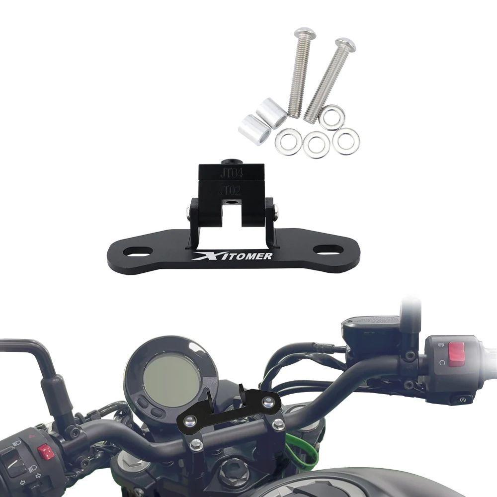 

Motorcycle Handlebar GPS Mount Fit For Kawasaki Eliminator 500 Eliminator 450 2024 2025 Navigation Bracket Adapter Phone Holder
