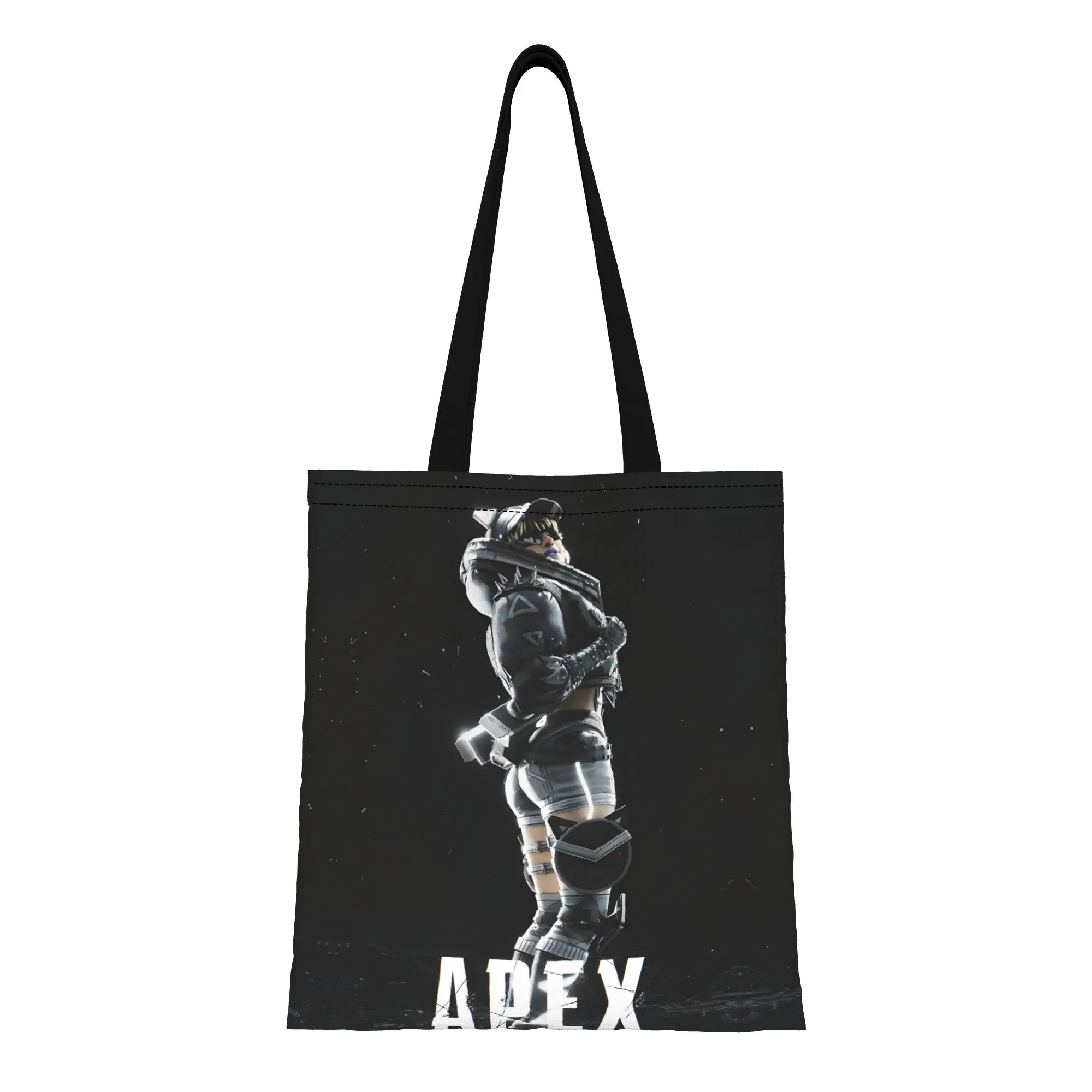 1PC Bloodhound ApExi Battle Royale Fps Fans Canvas Tote Bag Perfect for Shopping & Personal Use Great Gift