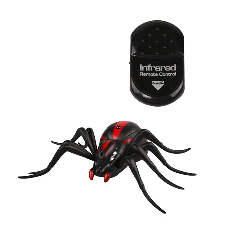 Infrared Remote Control Spider Cockroach  Animal Toy Prank Insects Joke Scary Trick Toys Remote Control Toy for Children Gifts