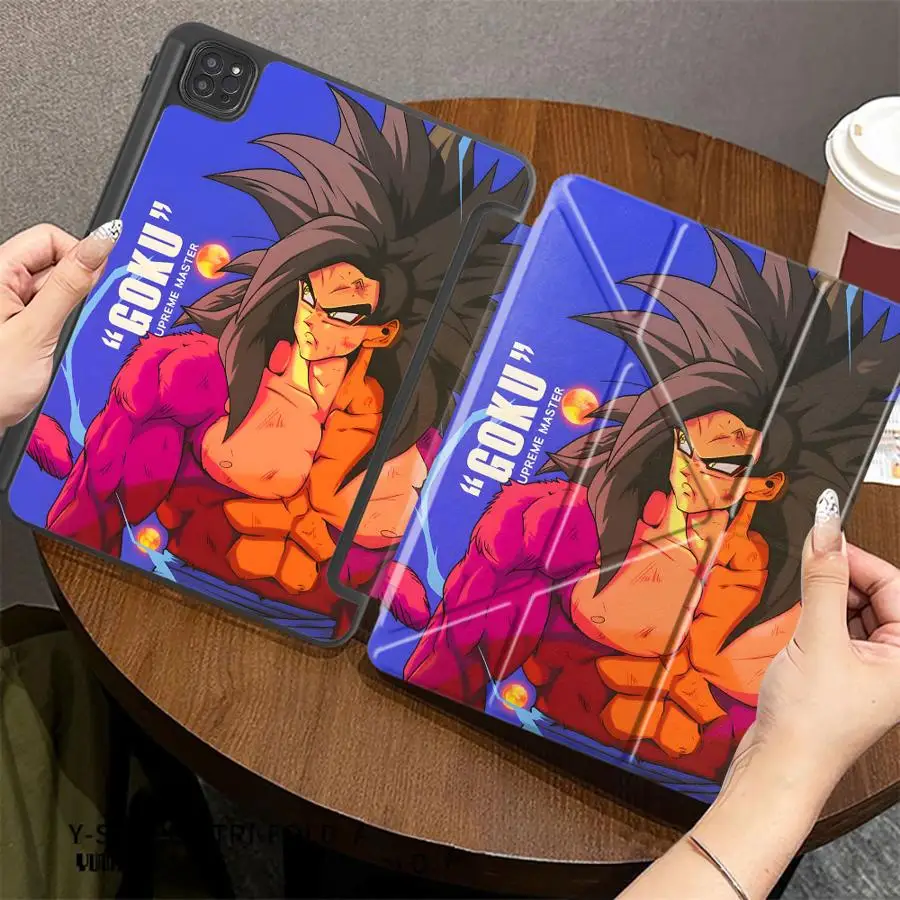 Cool Dragons Balls with Pencil Slot Case for Apple iPad 12th Air 8 M2 M3 3 11th Pro M4 13 2025 2026 9th Mini 7 6 5 10th Gen Air