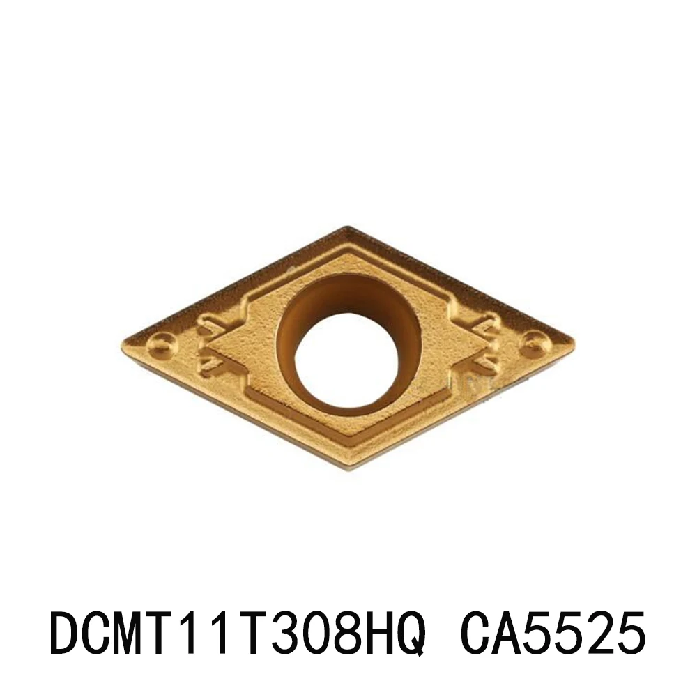 

DCMT11T308HQ CA5525 DCMT 11T308HQ 3252HQ CA5525 Токарные вставки с PVD покрытием карбидные Инструменты держатель расточные Бар Фрезерный резак с ЧПУ